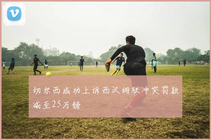 切尔西成功上诉西汉姆联冲突罚款减至25万镑