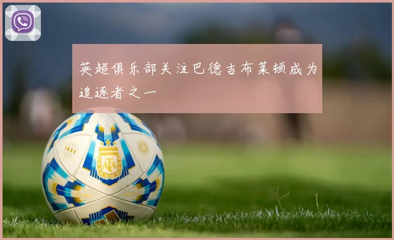 英超俱乐部关注巴德吉布莱顿成为追逐者之一
